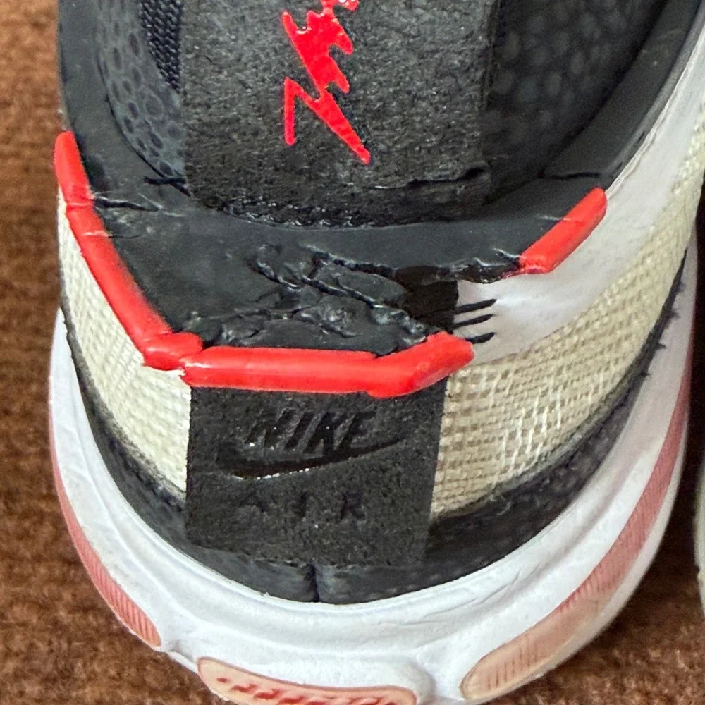 Nike Air Jordan 36‎ Psychic Energy White Black Red CZ2650-100 Mens Size 10